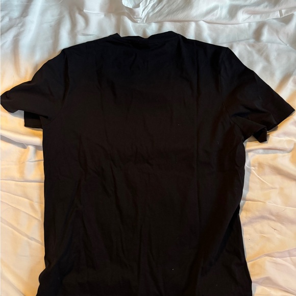 Hugo Boss Chocolate Brown Tee with Lime Accents - Picture 3 of 3